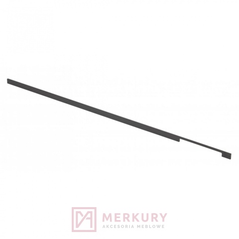 Uchwyt meblowy 1200 mm czarny – nowoczesny uchwyt do szaf i garderoby