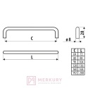 US10-0128-L36 uchwyt meblowy GAMET MERKURY Akcesoria Meblowe sklep internetowy