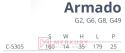 C-5305 Uchwyt meblowy ARMADO, G2 chrom połysk, NOMET, sklep internetowy MERKURY Akcesoria Meblowe Mariusz Adamczyk