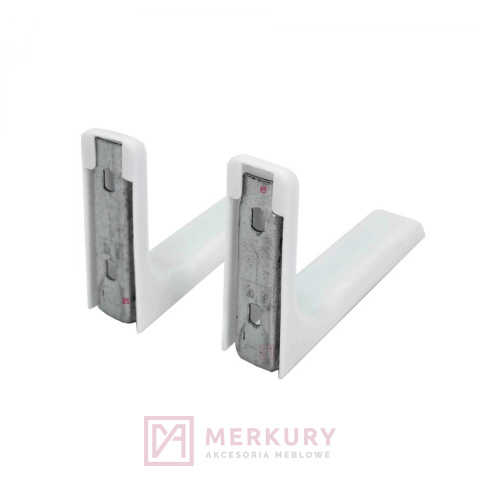 Podpórka półki WS12, wspornik, kątownik, biały, GTV, sklep internetowy MERKURY Akcesoria Meblowe Mariusz Adamczyk