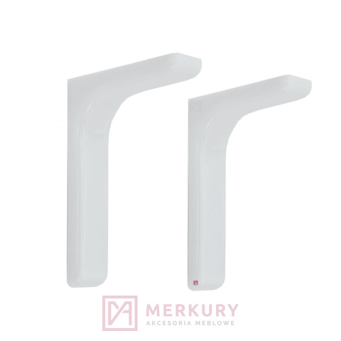 Podpórka półki WS12, wspornik, kątownik, biały, GTV, sklep internetowy MERKURY Akcesoria Meblowe Mariusz Adamczyk