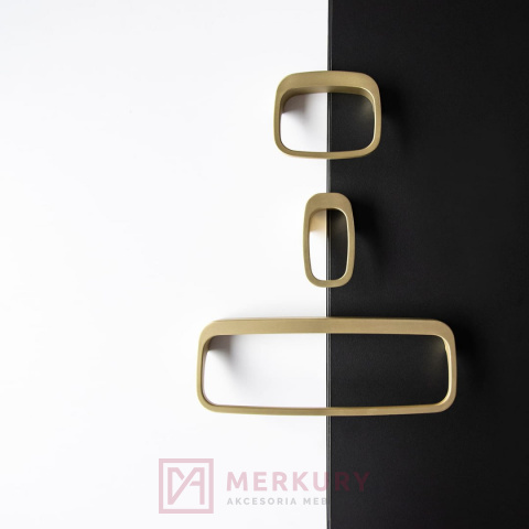 Wieszak uchwyt meblowy LAGO Z-5434, złoty mat, NOMET, sklep internetowy MERKURY Akcesoria Meblowe Mariusz Adamczyk