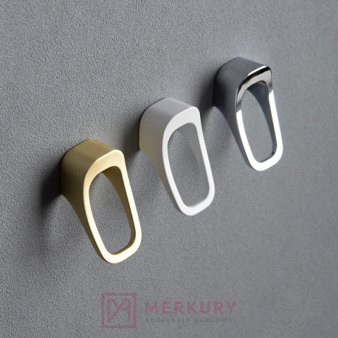 Wieszak uchwyt meblowy LAGO Z-5434, złoty mat, NOMET, sklep internetowy MERKURY Akcesoria Meblowe Mariusz Adamczyk